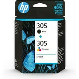Original Ink Cartridge HP 305 Yellow (24 Units)-1