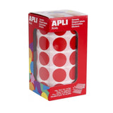 Stickers Apli Gomets Red Circular (36 Units)-1