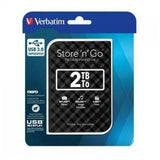 External Hard Drive Verbatim STORE 'N' GO GEN 2 Black HDD 2 TB (4 Units)-1