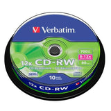 CD-RW Verbatim 700 MB 12x 10 Pieces (20 Units)-1