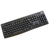 Wireless Keyboard Logitech K270 Black Spanish Qwerty (4 Units)-1