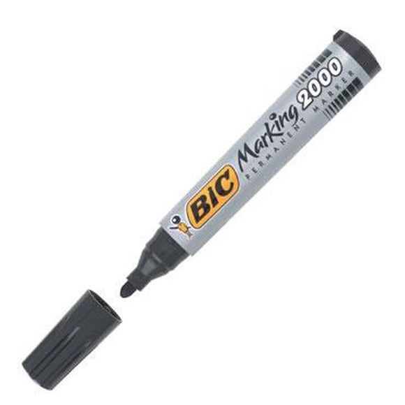 Permanent marker Bic Black 12 Pieces-0
