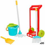 Cleaning Trolley with Accessories Colorbaby 5 Pieces Toy 24,5 x 43,5 x 15 cm (20 Units)-0