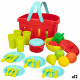 Toy Food Set Colorbaby Kitchenware and utensils 36 Pieces (12 Units)-0