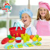 Toy Food Set Colorbaby Kitchenware and utensils 36 Pieces (12 Units)-5