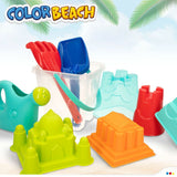 Beach toys set Colorbaby polypropylene (12 Units)-2
