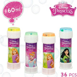 Bubble blower Disney Princess 60 ml 3,8 x 11,5 x 3,8 cm (216 Units)-5