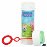 Bubble blower Peppa Pig 60 ml 3,7 x 11,5 x 3,7 cm (216 Units)-0