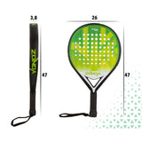 Squash racket Aktive Black/Green (4 Units)-1