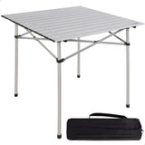 Folding Table Aktive Silver Aluminium 70 x 70 x 70 cm (4 Units)-4