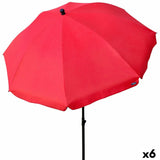 Umbrella Aktive Red 240 x 230 x 240 cm (6 Units)-1