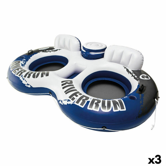 Inflatable Wheel Intex River Run 2 243 x 51 x 157 cm Blue White (3 Units)-0