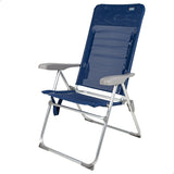 Beach Chair Aktive Slim Foldable Navy Blue 47 x 107 x 66 cm (4 Units)-6