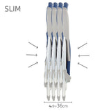 Beach Chair Aktive Slim Foldable Navy Blue 47 x 107 x 66 cm (4 Units)-4