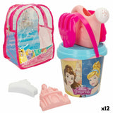 Beach toys set Disney Princess polypropylene 18 x 16 x 18 cm Ø 18 cm (12 Units)-0