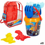 Beach toys set Hot Wheels Ø 18 cm polypropylene (12 Units)-0