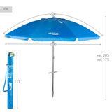 Umbrella Aktive Blue 200 x 205 x 200 cm (6 Units)-3