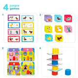 Puzzle Lisciani Giochi Carotina Baby 16 x 1 x 16,5 cm Farm 4-in-1 (12 Units)-5