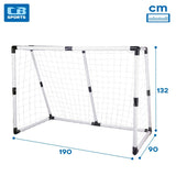 Football Goal Colorbaby 190 x 132 x 90 cm (2 Units)-3