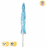 Beach parasol Aktive Blue 200 x 195 x 200 cm (6 Units)-4