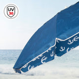 Beach parasol Aktive Blue 220 x 210 x 220 cm (6 Units)-4