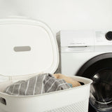 Laundry Basket Curver White Plastic 55 L 44 x 61 x 35 cm (8 Units)-2