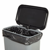 Waste bin Curver Dark grey Plastic 50 L (5 Units)-2