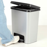 Waste bin Curver Grey Plastic 25 L (5 Units)-4