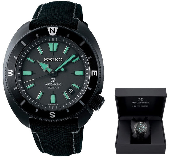 SEIKO PROSPEX Mod. DIVERS - BLACK SERIE NIGHT VISION TORTUGA AUTOMATIC - LIMITED EDITION-0