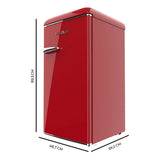 Mini Fridge Cecotec TT Origin 95 Red E 48,7 x 59,2 x 89,3 cm Red-4