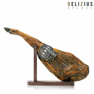 Set of Iberian Grain-Fed Ham and Ham Holder Delizius Deluxe-0