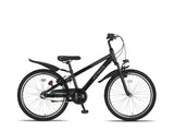 Attack MTB 24 Inch Boys 3SP Rim Brakes Black-0