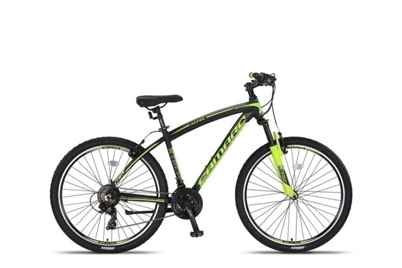 Camaro MTB 27.5 Inch 45 cm Unisex 21SP Rim Brakes Black/Lime-0