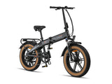 Cross Fatbike Vouwfiets 20 Inch 39 cm Unisex 7SP Disc Brake Matte black-1
