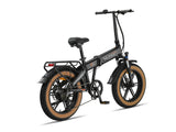 Cross Fatbike Vouwfiets 20 Inch 39 cm Unisex 7SP Disc Brake Matte black-2