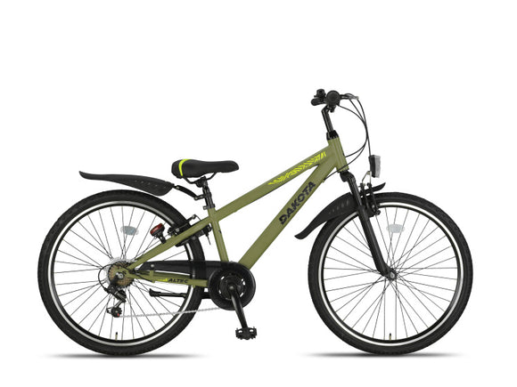 Dakota MTB 26 Inch Junior 7SP Rim Brakes Army Green-0