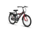 Hero 20 Inch Boys Rim Brakes Black/Red-1
