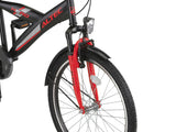 Hero 24 Inch Boys Rim Brakes Black/Red-4