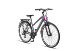 Legarda 28 Inch 49 cm Women 24SP Hydraulic Disc Brake Anthracite/Pink-1