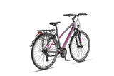Legarda 28 Inch 49 cm Women 24SP Hydraulic Disc Brake Anthracite/Pink-2