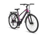 Legarda 28 Inch 49 cm Women 24SP Hydraulic Disc Brake Purple/Pink-1