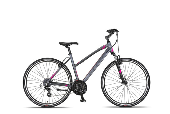 Legarda 28 Inch 49 cm Women 24SP Rim Brakes Anthracite-0