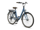Metro 28 Inch 52 cm Women 7SP Rim Brakes Cobalt blue-1