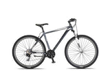 Mirage Oversized MTB 27.5 Inch 50 cm Unisex 21SP Rim Brakes Anthracite/White-0
