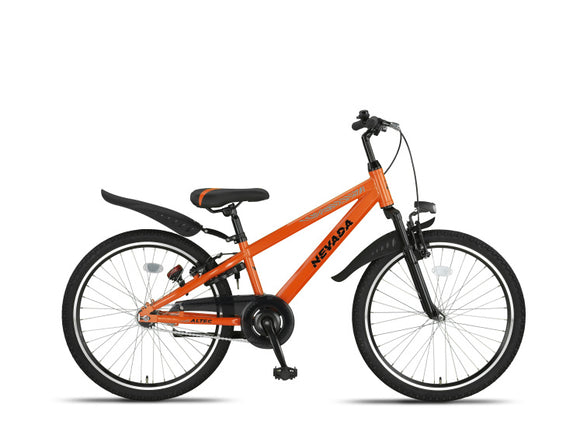 Nevada 24 Inch Boys Rim Brakes Neon Orange-0