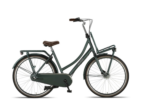 Retro 28 Inch 53 cm Women 3SP Roller brakes Forest green-0