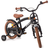 2Cool 14 Inch 24 cm Boys Coaster Brake Black-3