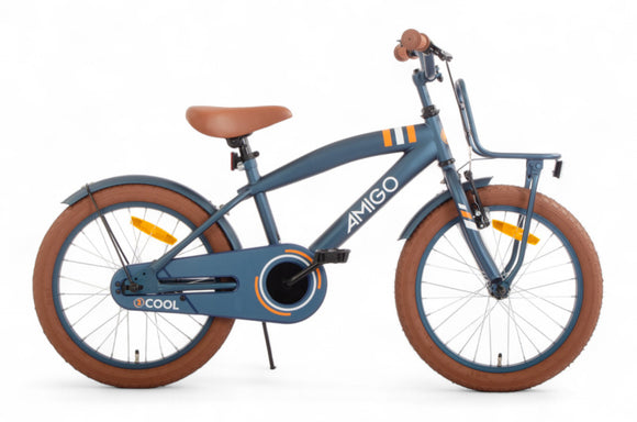 2Cool 18 Inch Boys Coaster Brake Blue-0