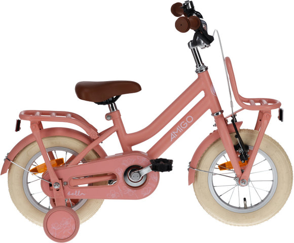 Bella 12 Inch 21 cm Girls Coaster Brake Salmon-0