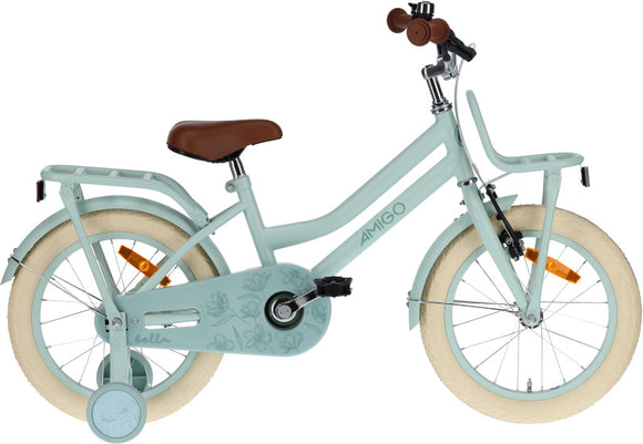 Bella 16 Inch Girls Coaster Brake Green-0